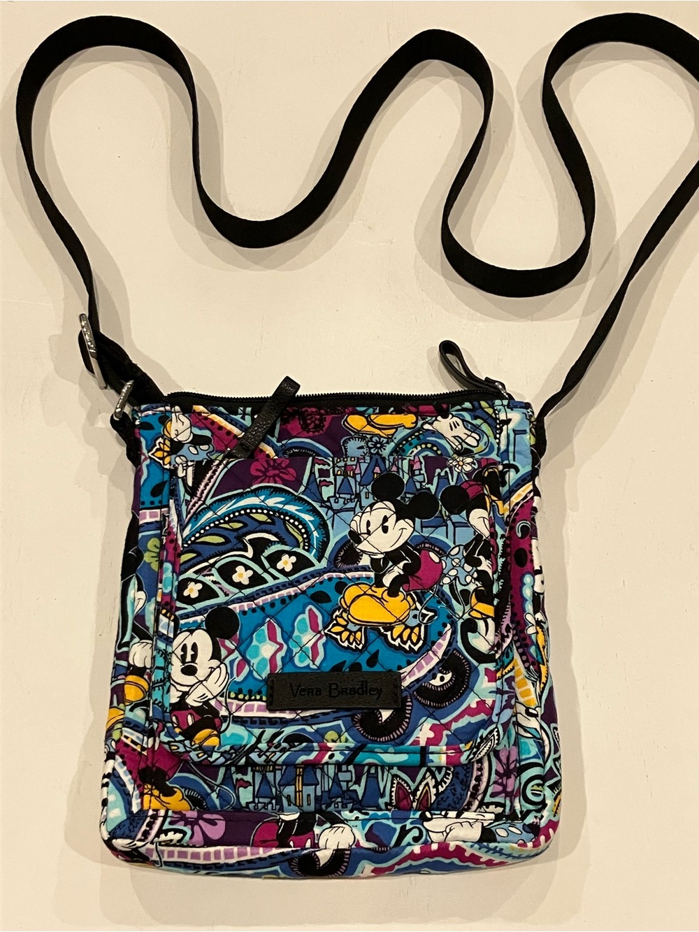Vera Bradley & Disney | Blue Multi pocket Mickey Mouse Crossbody Bag